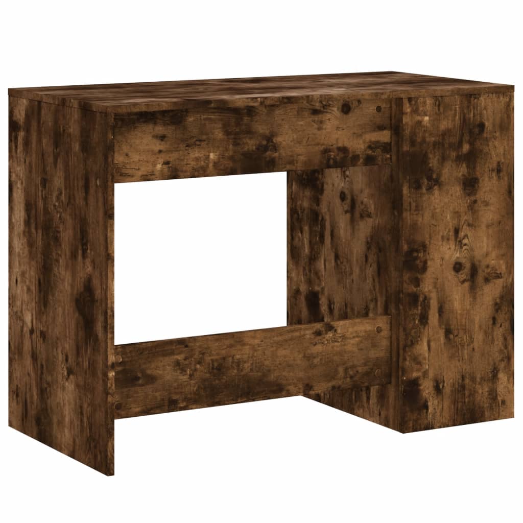 Bureau chêne fumé 102x50x75 cm bois d'ingénierie - XIOS