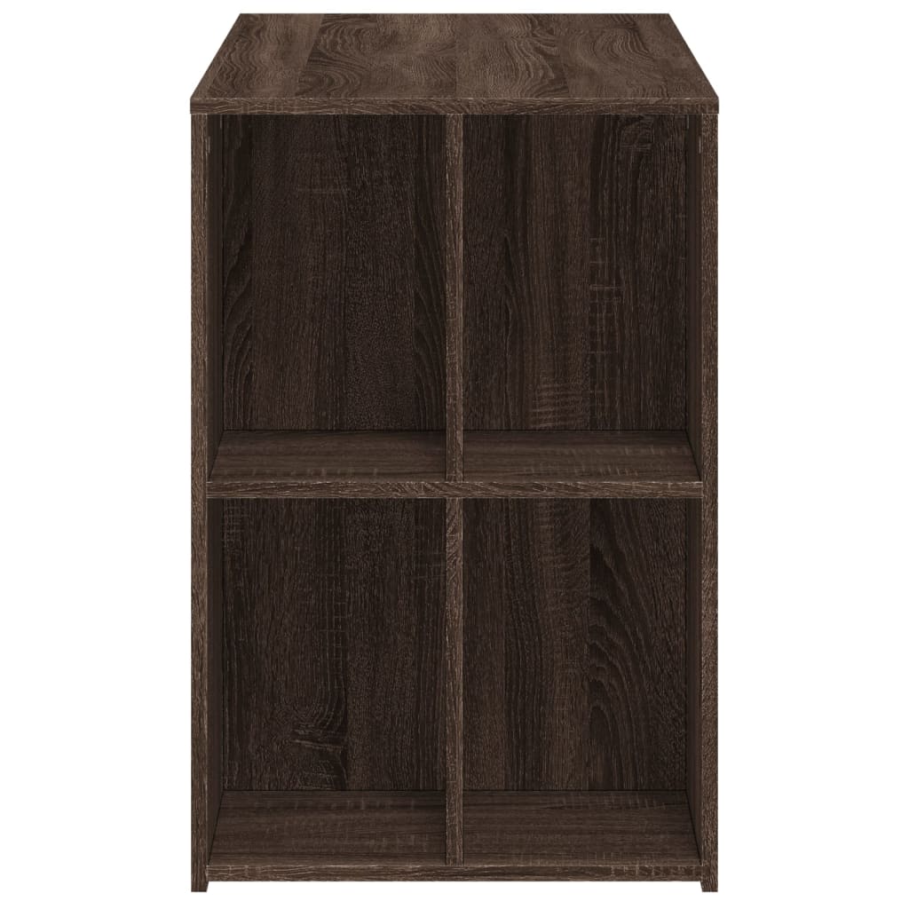 Bureau chêne marron 102x50x75 cm bois d'ingénierie - XIOS