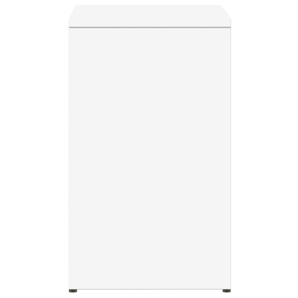 Tables d'appoint 2 pcs blanc 50x30x50 cm bois d’ingénierie - XIOS