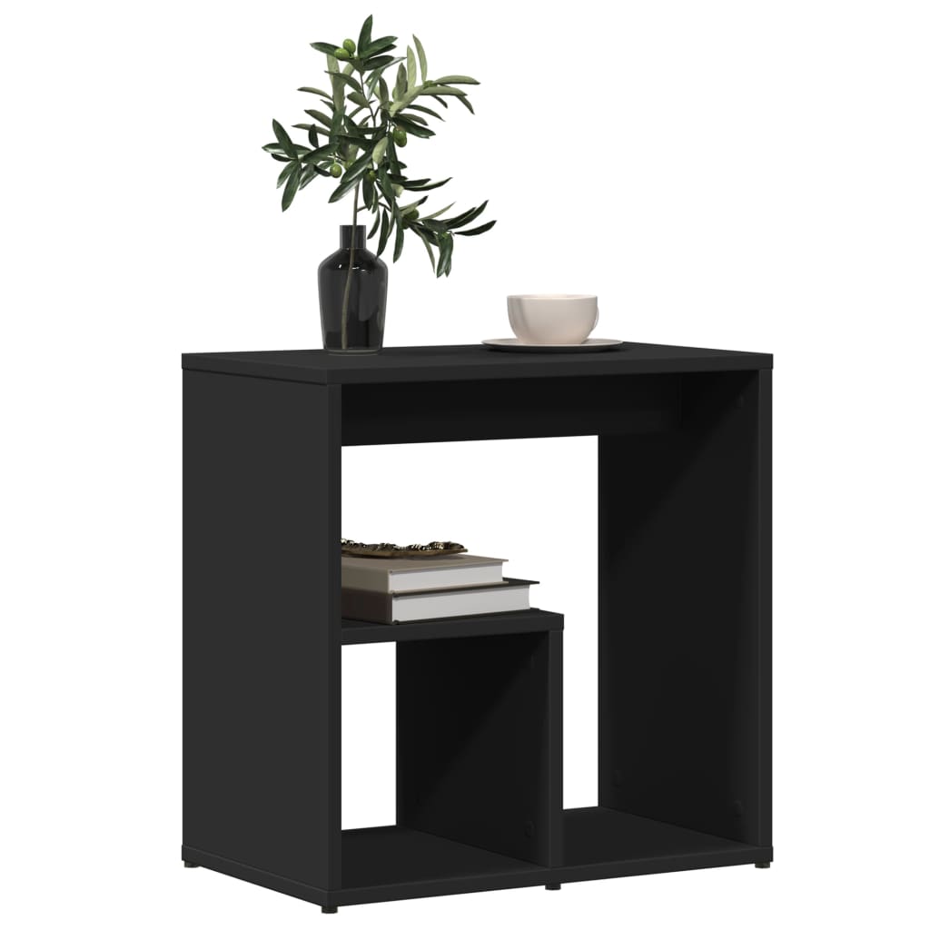 Table d'appoint Noir 50x30x50 cm Bois d'ingénierie - XIOS
