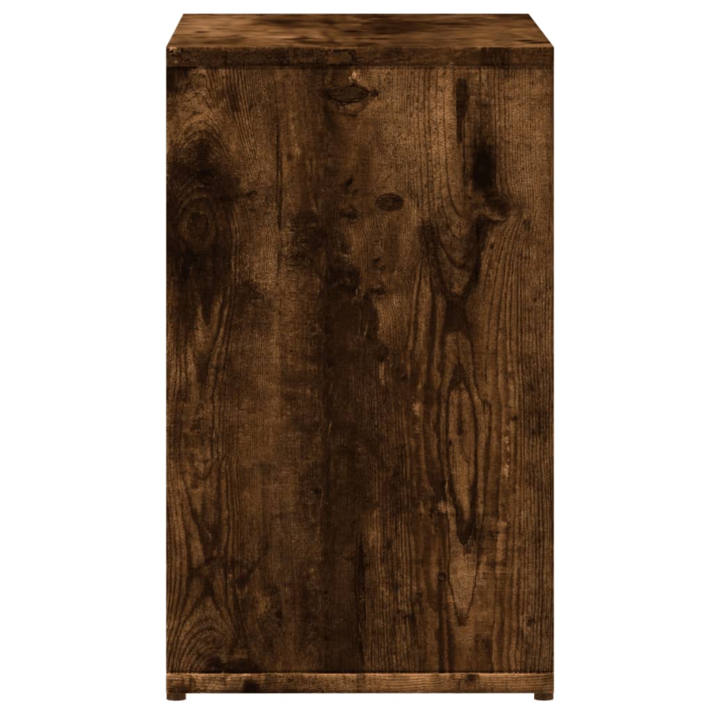 Tables d'appoint 2 pcs chêne fumé 50x30x50 cm bois d'ingénierie - XIOS