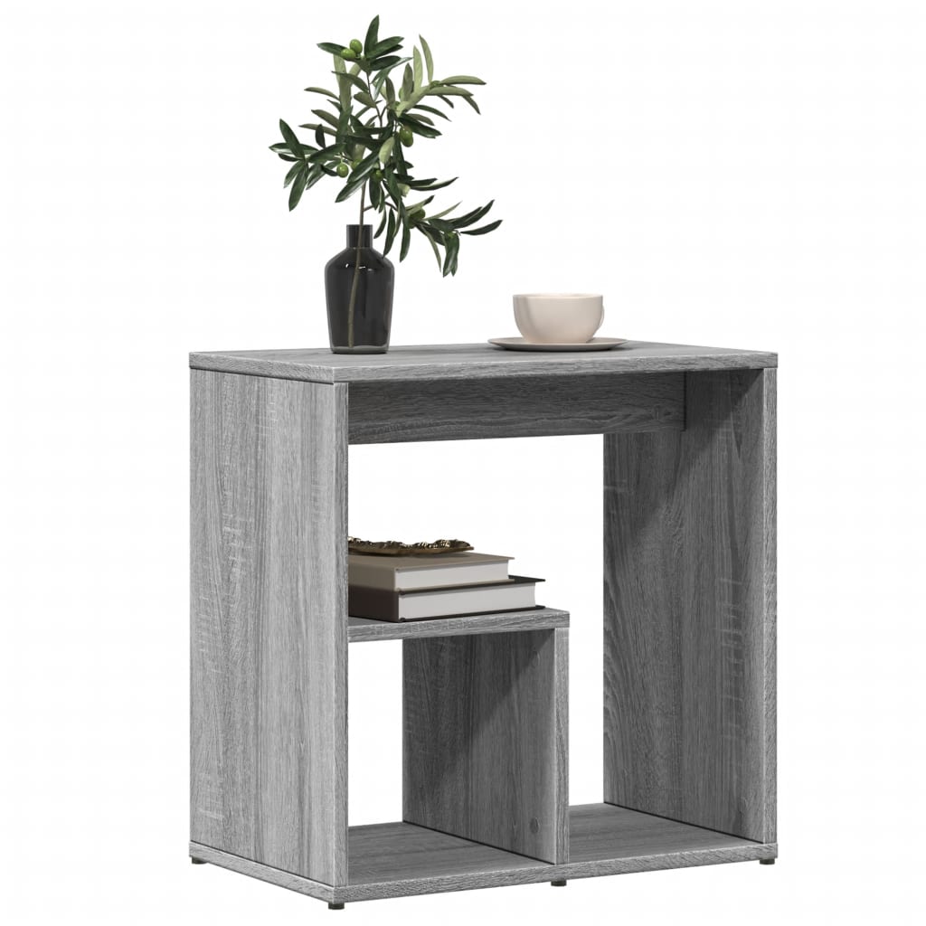 Tables d'appoint 2 pcs sonoma gris 50x30x50cm bois d'ingénierie - XIOS
