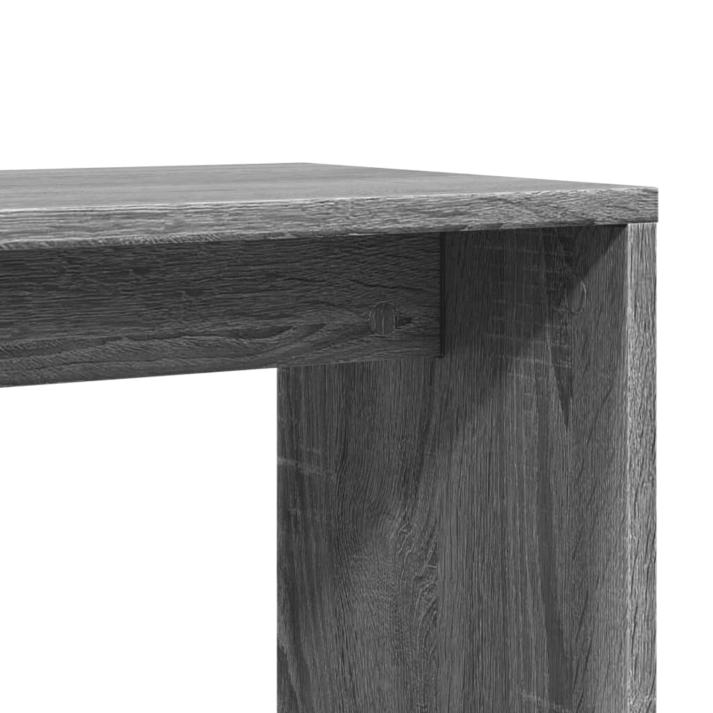 Tables d'appoint 2 pcs sonoma gris 50x30x50cm bois d'ingénierie - XIOS