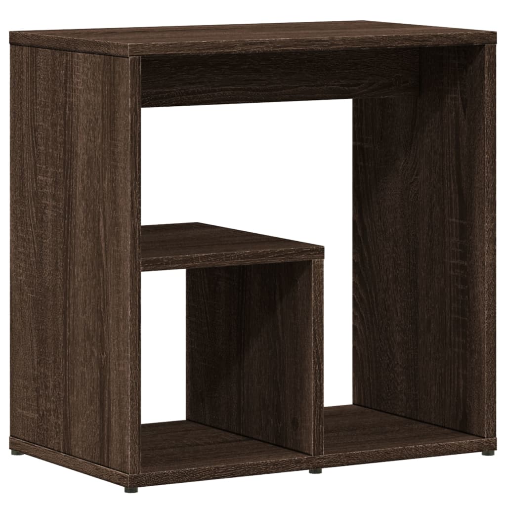 Tables d'appoint 2 pcs chêne marron 50x30x50 cm bois ingénierie - XIOS