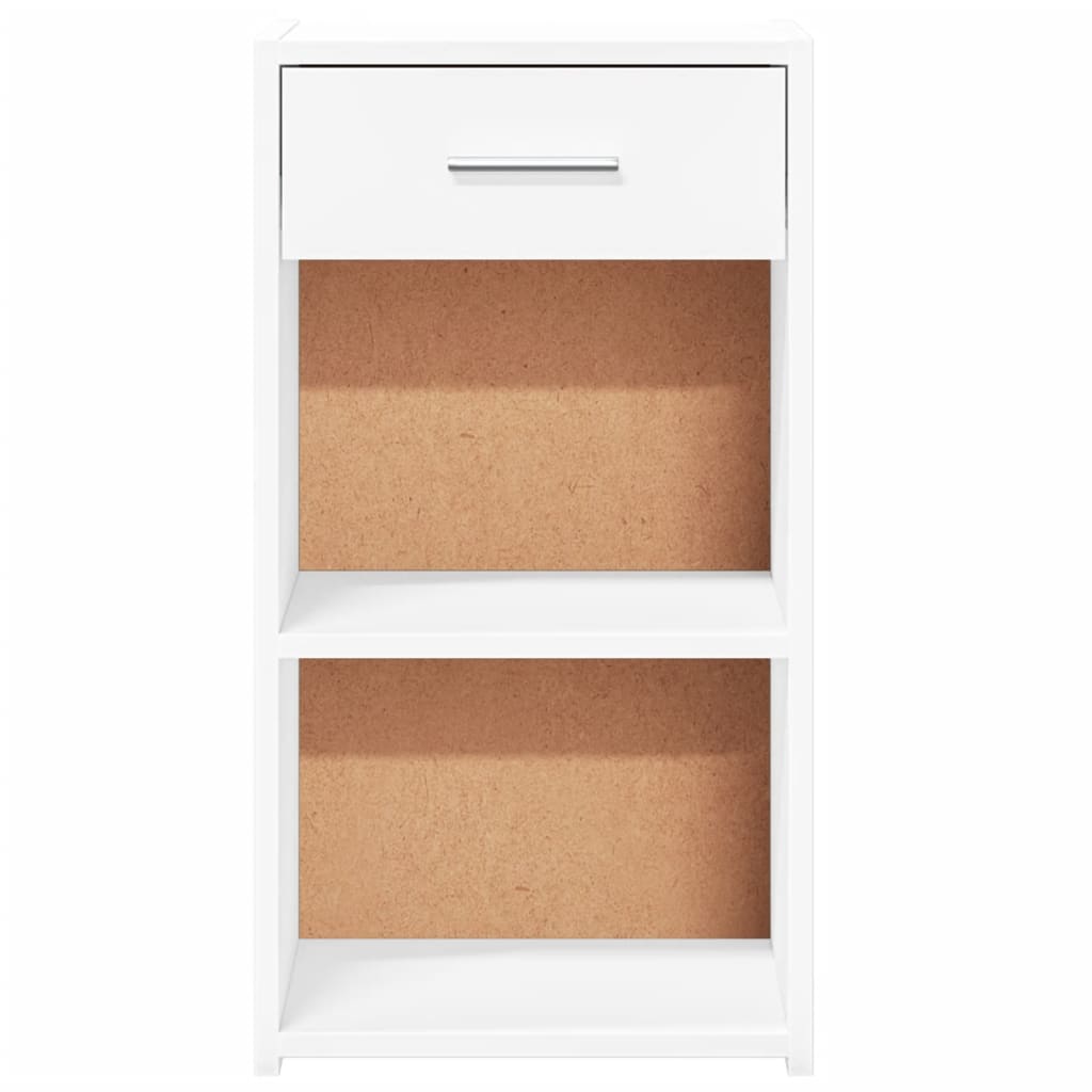 Tables de chevet 2 pcs blanc 35x34x65 cm bois d'ingénierie - XIOS