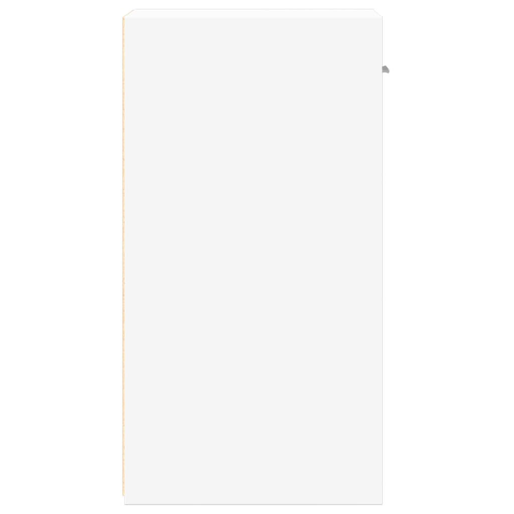 Tables de chevet 2 pcs blanc 35x34x65 cm bois d'ingénierie