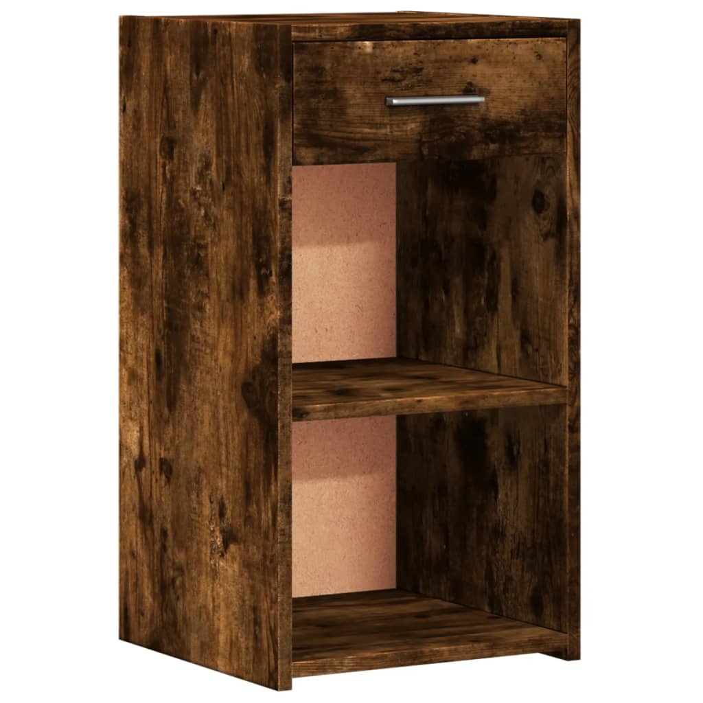 Tables de chevet 2 pcs chêne fumé 35x34x65 cm bois ingénierie - XIOS