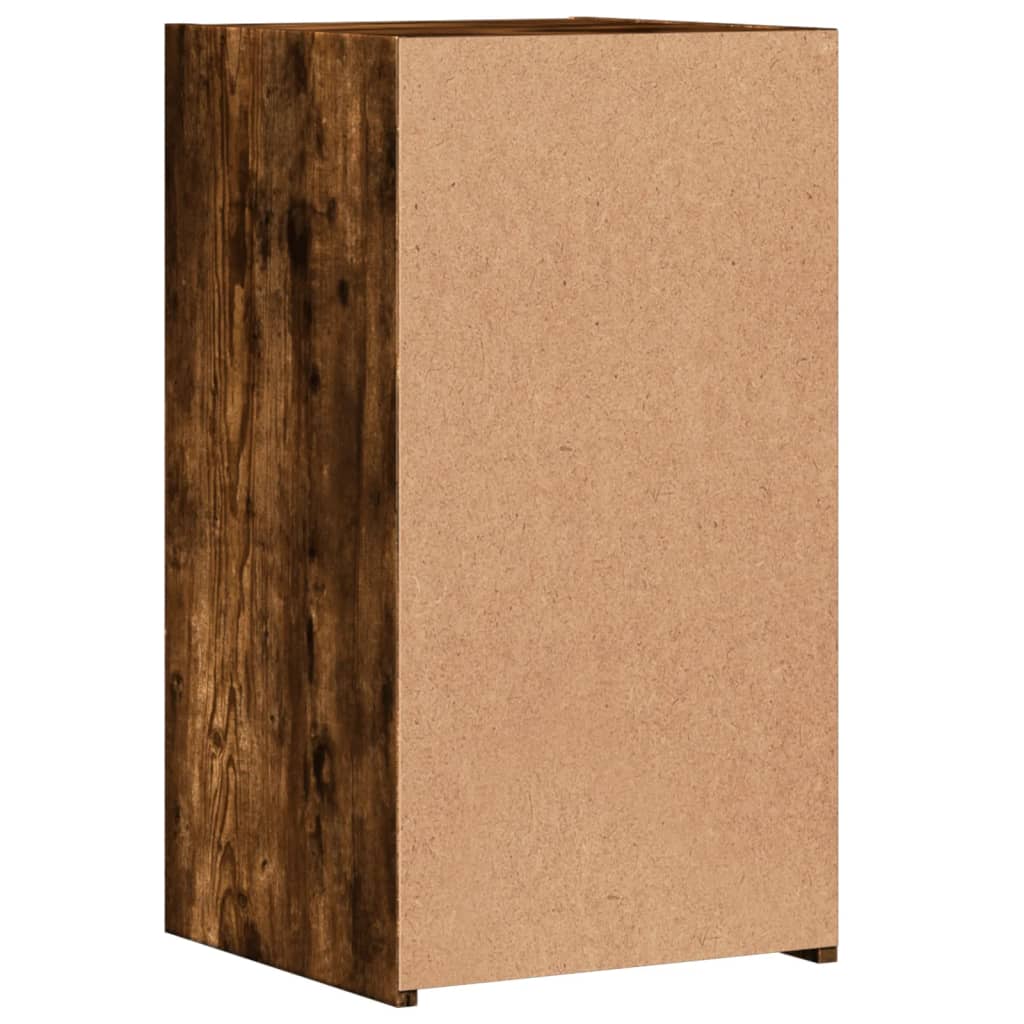 Tables de chevet 2 pcs chêne fumé 35x34x65 cm bois ingénierie - XIOS
