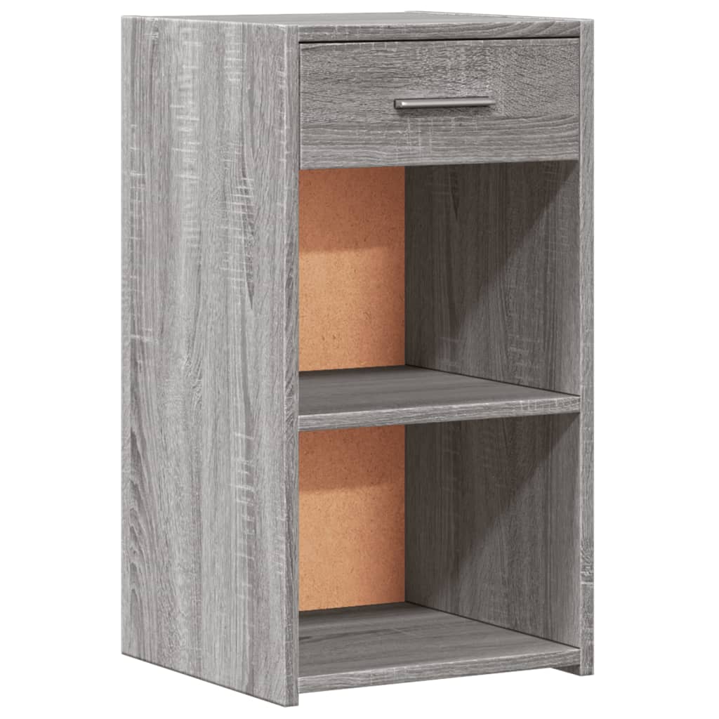 Tables de chevet 2 pcs sonoma gris 35x34x65cm bois d'ingénierie - XIOS