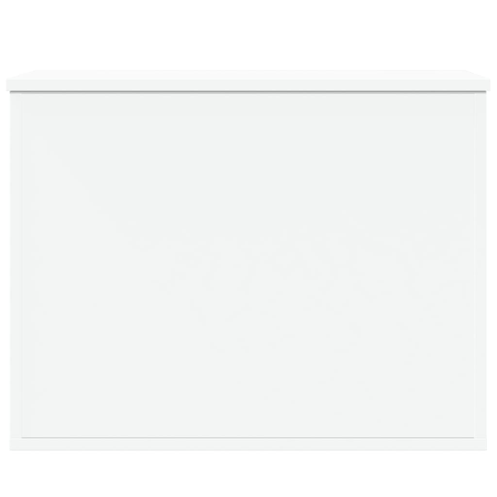 Boîte de rangement blanc 60x42x46 cm bois d'ingénierie - XIOS