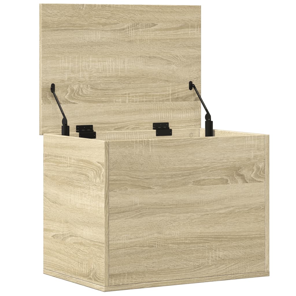 Boîte de rangement chêne sonoma 60x42x46 cm bois d'ingénierie - XIOS