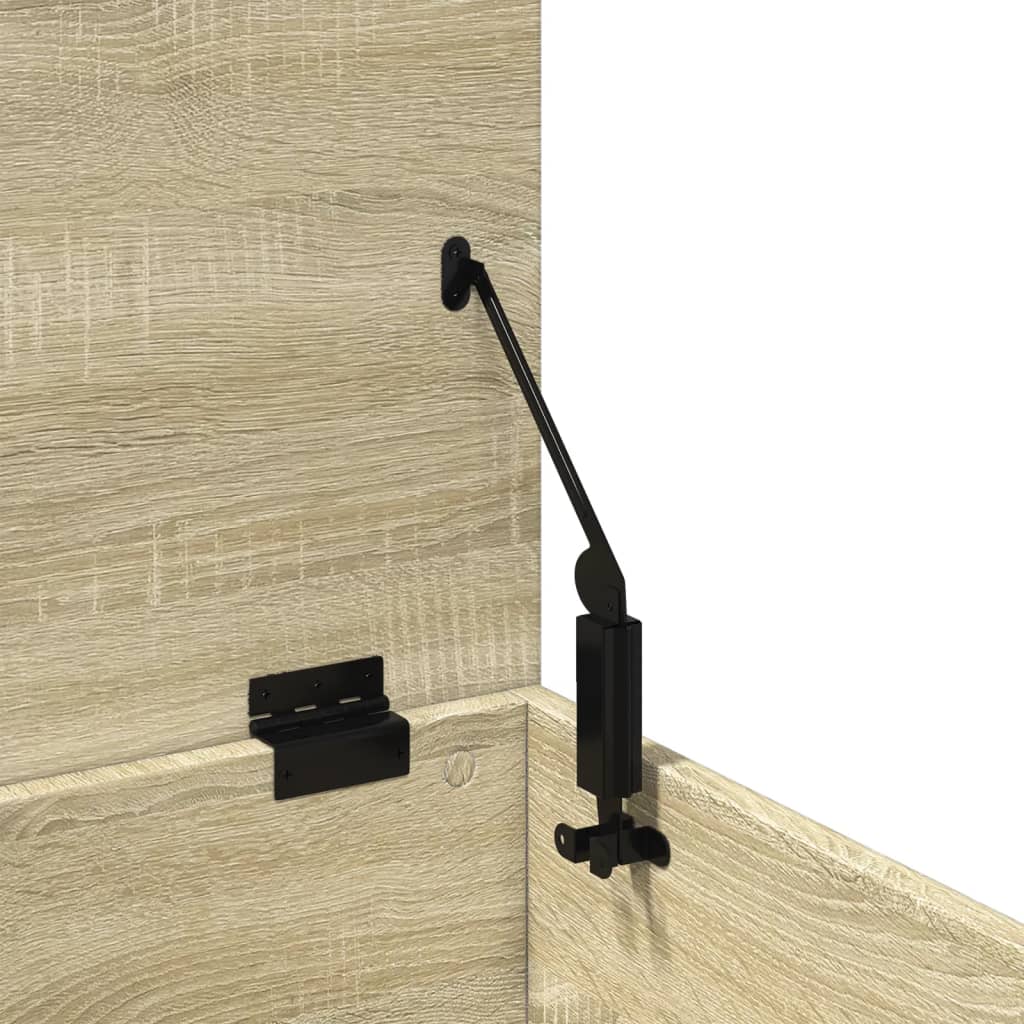Boîte de rangement chêne sonoma 60x42x46 cm bois d'ingénierie - XIOS