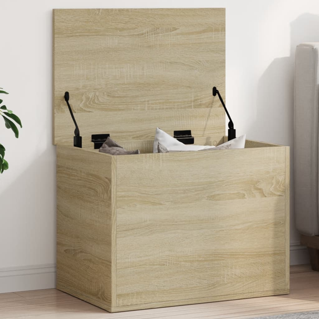 Boîte de rangement chêne sonoma 60x42x46 cm bois d'ingénierie - XIOS