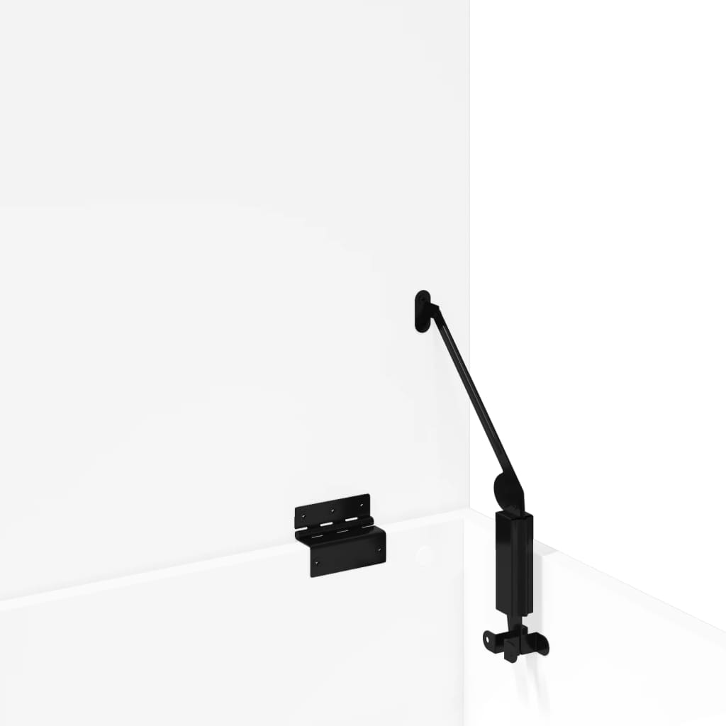 Boîte de rangement blanc 100x42x46 cm bois d'ingénierie - XIOS