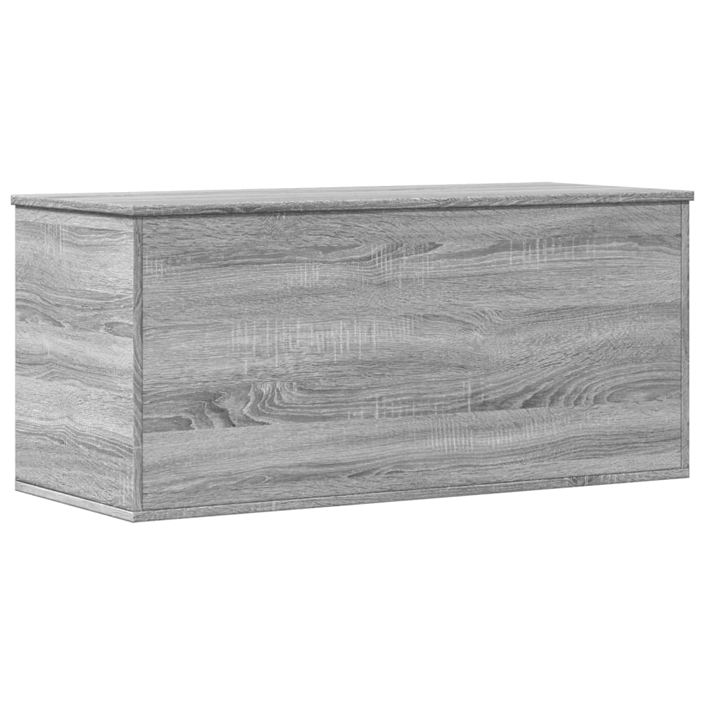 Boîte de rangement sonoma gris 100x42x46 cm bois d'ingénierie - XIOS