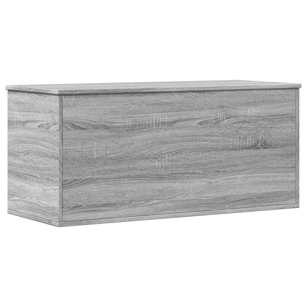 Boîte de rangement sonoma gris 100x42x46 cm bois d'ingénierie - XIOS