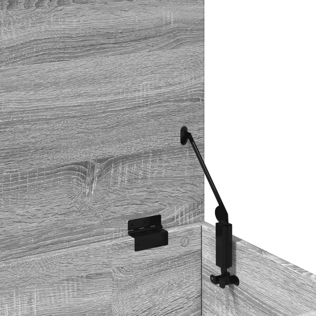 Boîte de rangement sonoma gris 100x42x46 cm bois d'ingénierie - XIOS