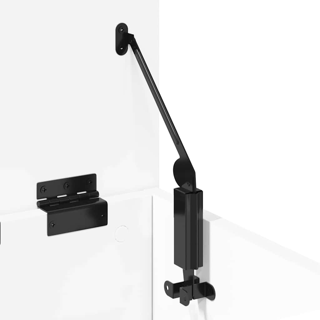 Boîte de rangement blanc 30x35x35 cm bois d'ingénierie - XIOS