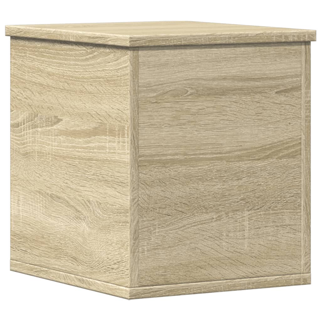 Boîte de rangement chêne sonoma 30x35x35 cm bois d'ingénierie - XIOS
