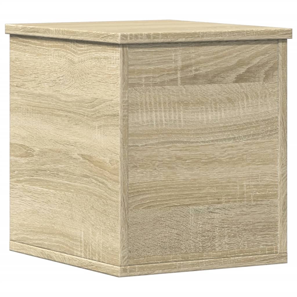 Boîte de rangement chêne sonoma 30x35x35 cm bois d'ingénierie - XIOS