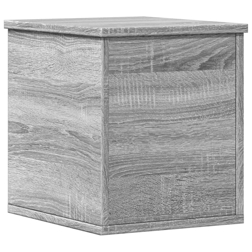 Boîte de rangement sonoma gris 30x35x35 cm bois d'ingénierie - XIOS