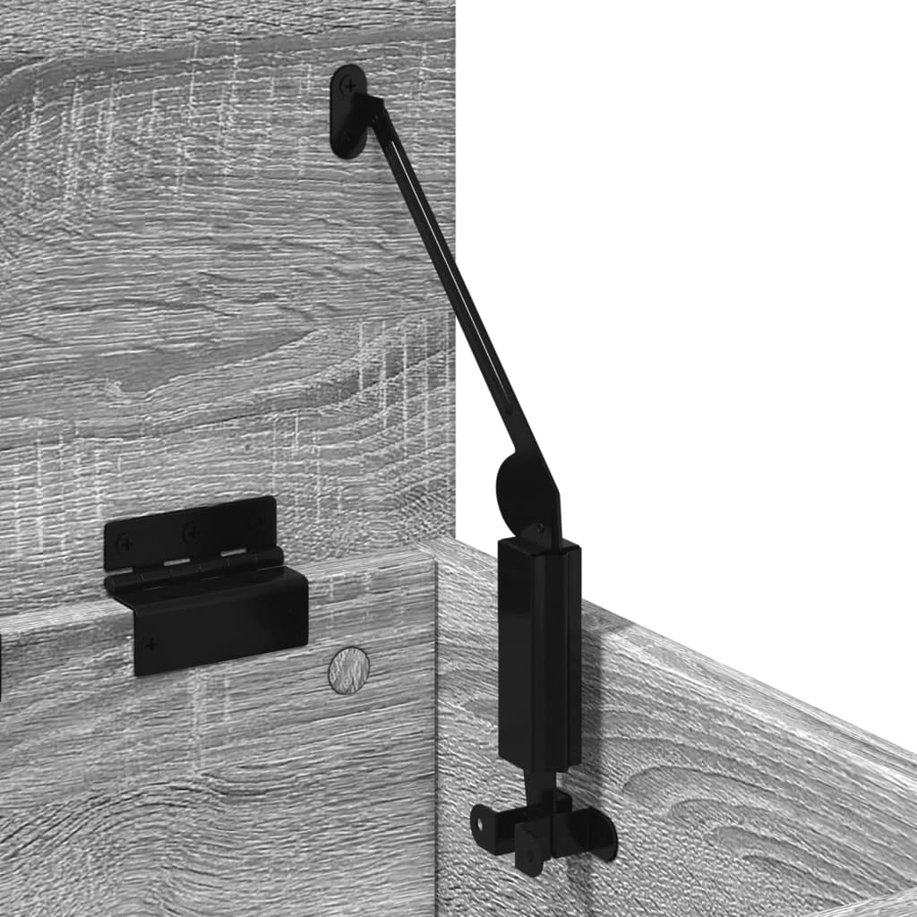 Boîte de rangement sonoma gris 30x35x35 cm bois d'ingénierie - XIOS