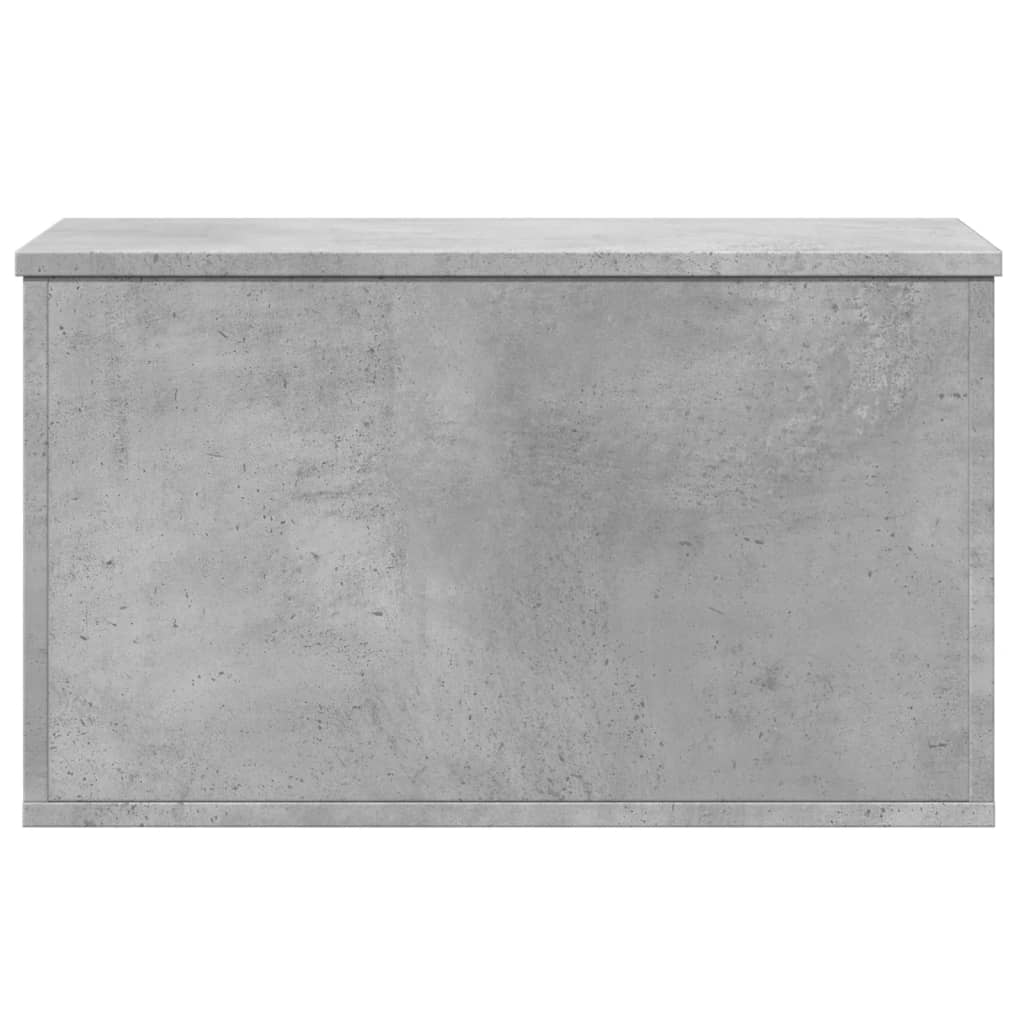 Boîte de rangement gris béton 60x35x35 cm bois d'ingénierie - XIOS