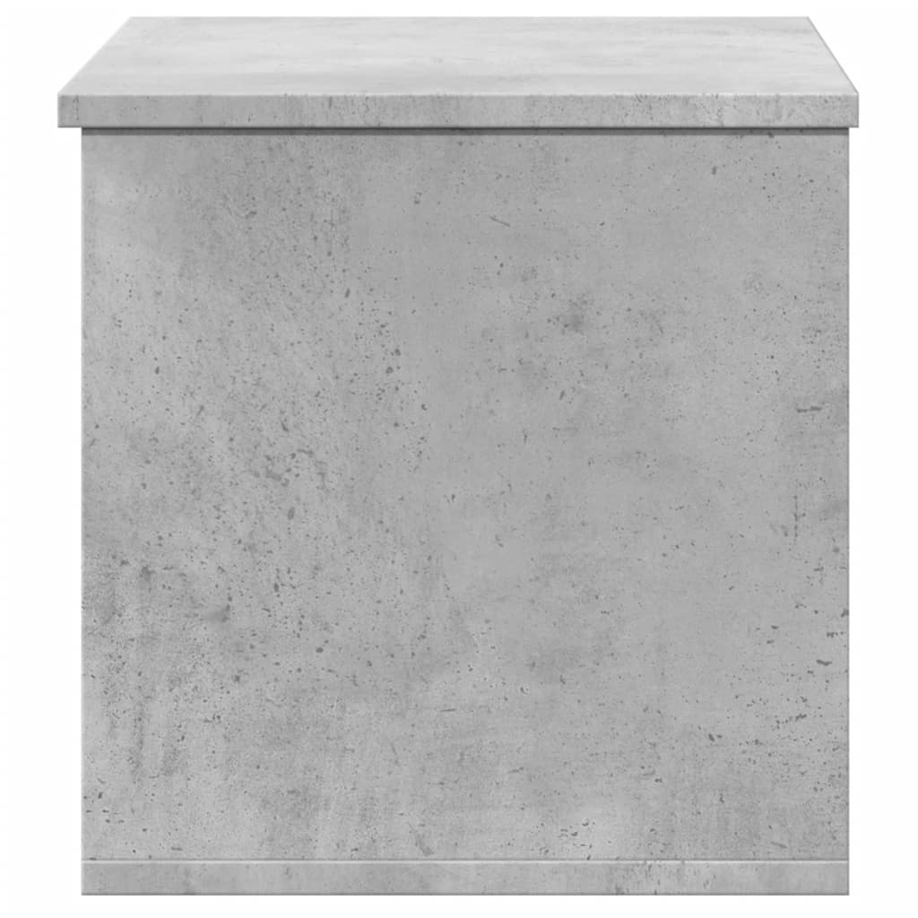 Boîte de rangement gris béton 60x35x35 cm bois d'ingénierie - XIOS