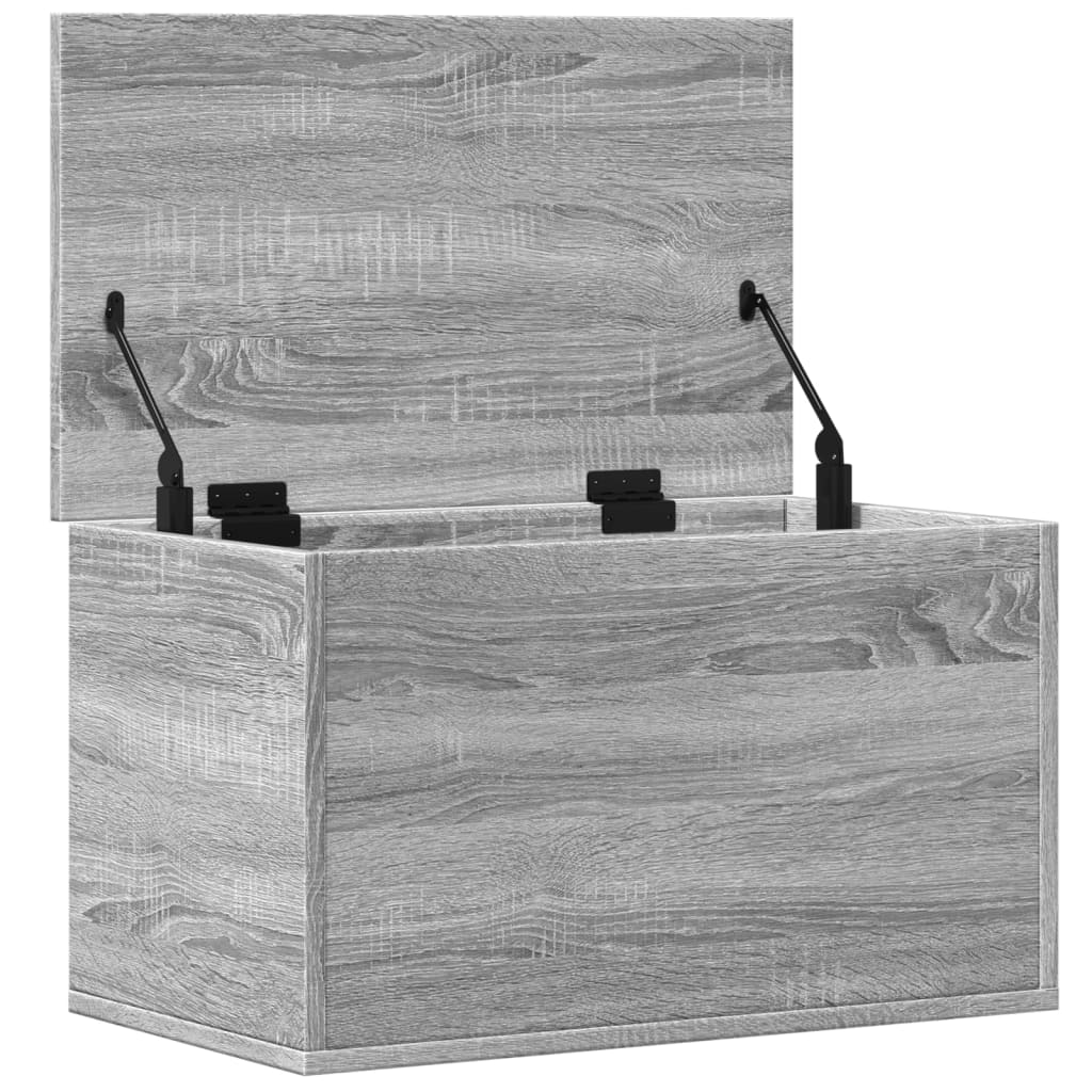 Boîte de rangement sonoma gris 60x35x35 cm bois d'ingénierie - XIOS