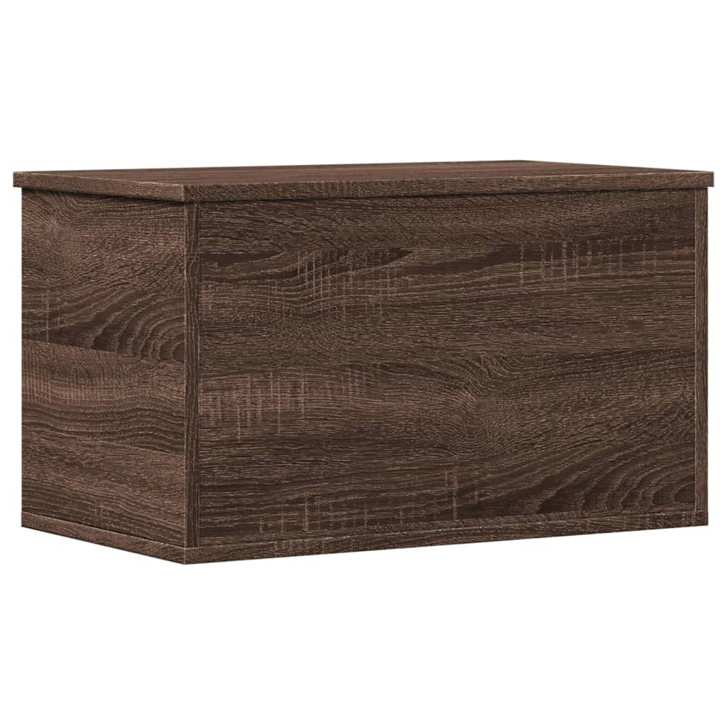 Boîte de rangement chêne marron 60x35x35 cm bois d'ingénierie - XIOS