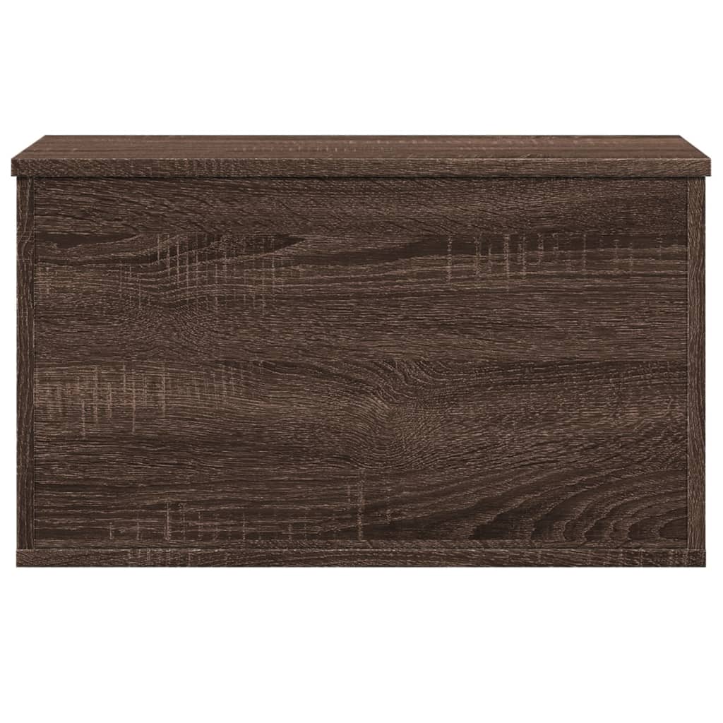 Boîte de rangement chêne marron 60x35x35 cm bois d'ingénierie - XIOS