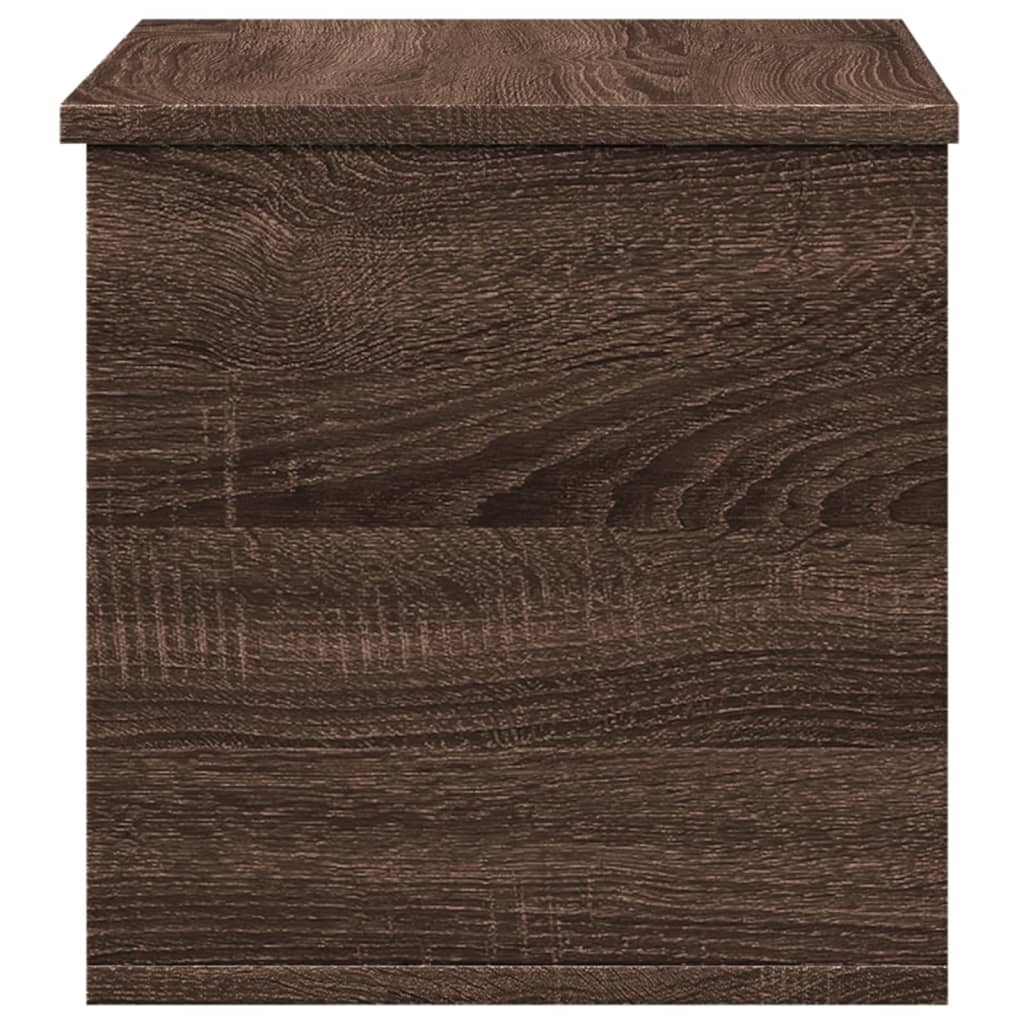 Boîte de rangement chêne marron 60x35x35 cm bois d'ingénierie - XIOS