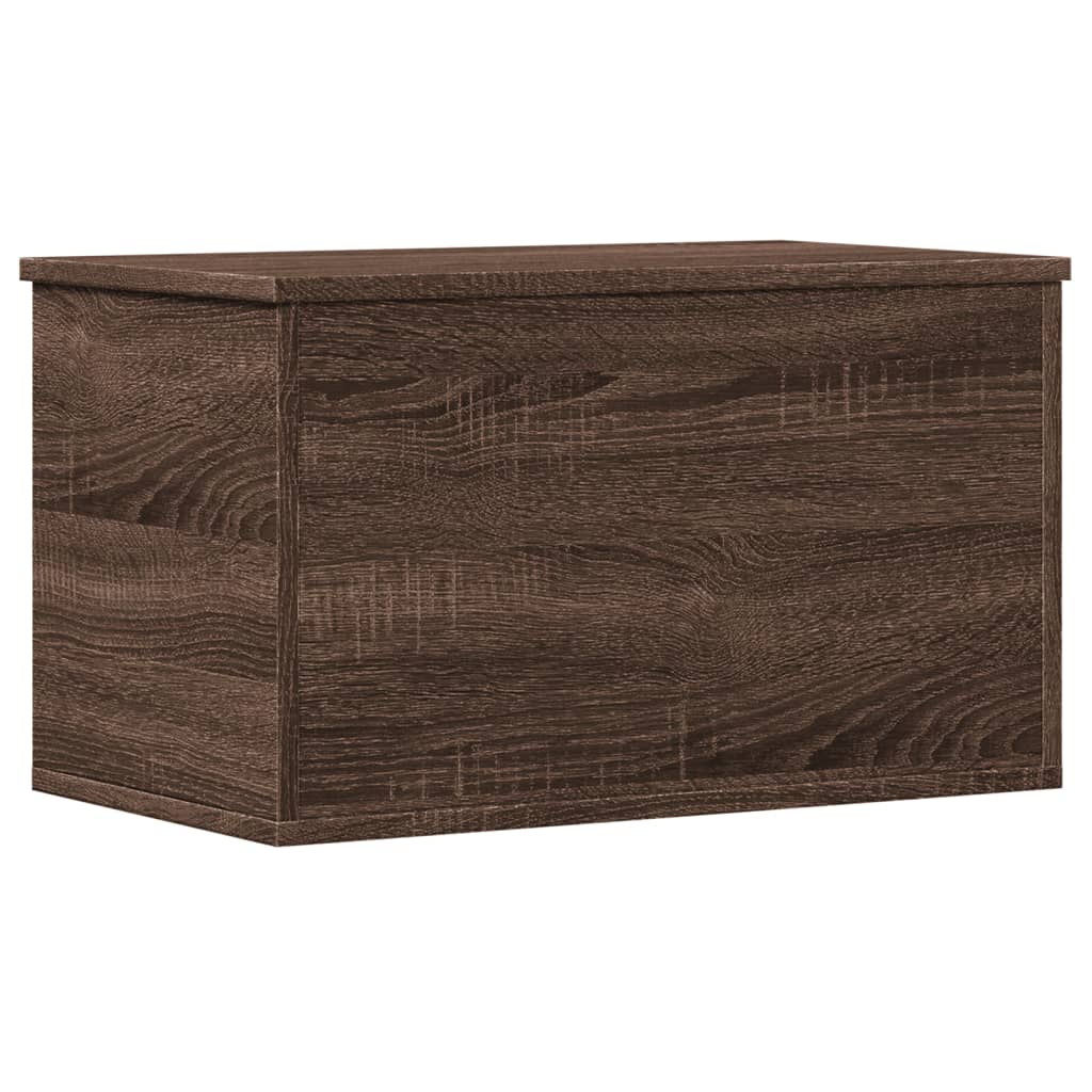 Boîte de rangement chêne marron 60x35x35 cm bois d'ingénierie - XIOS