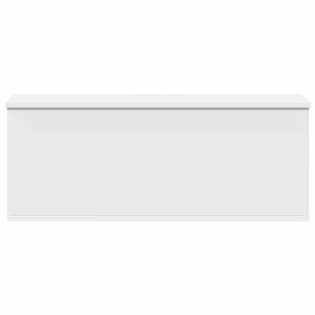 Boîte de rangement blanc 90x35x35 cm bois d'ingénierie - XIOS