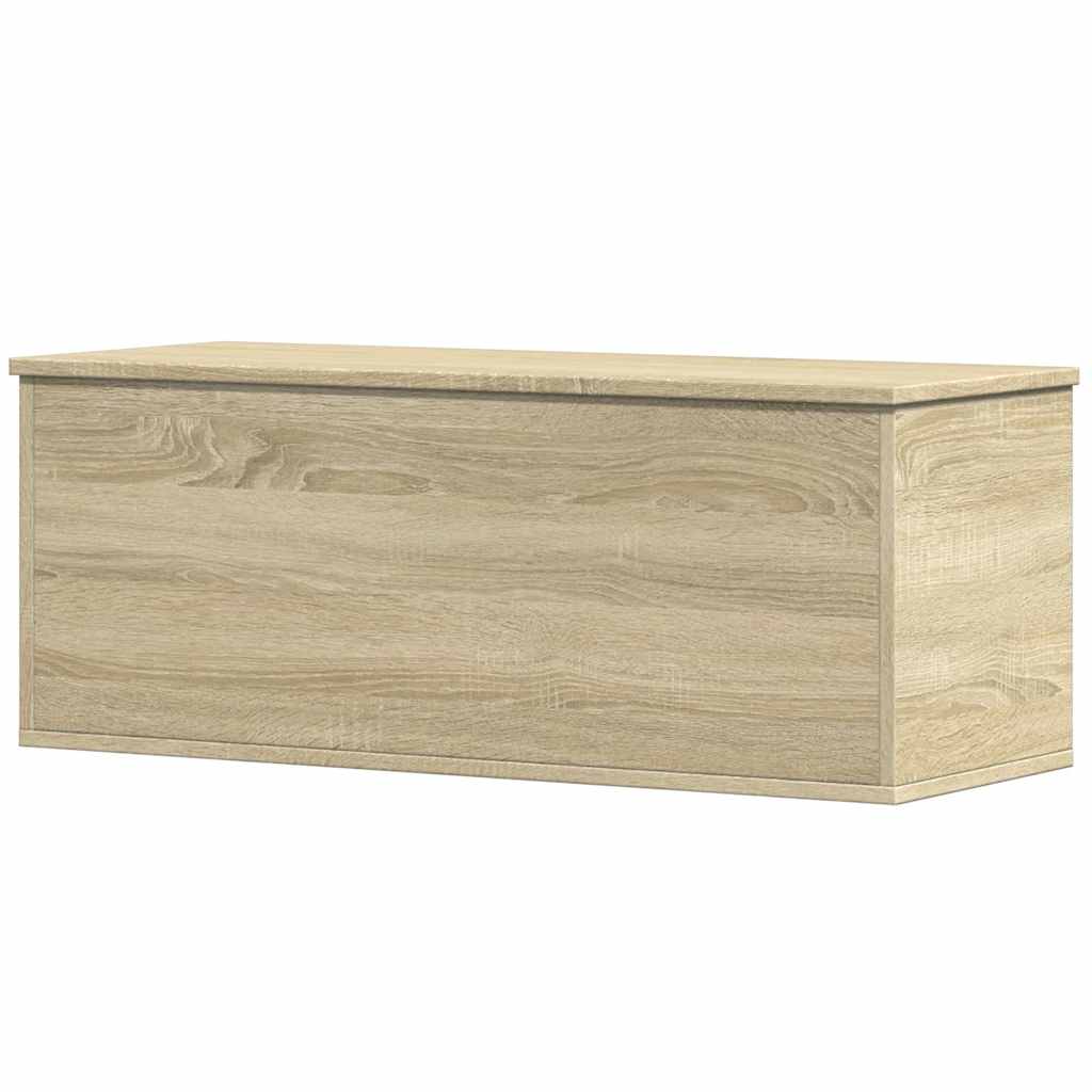 Boîte de rangement chêne sonoma 90x35x35 cm bois d'ingénierie - XIOS