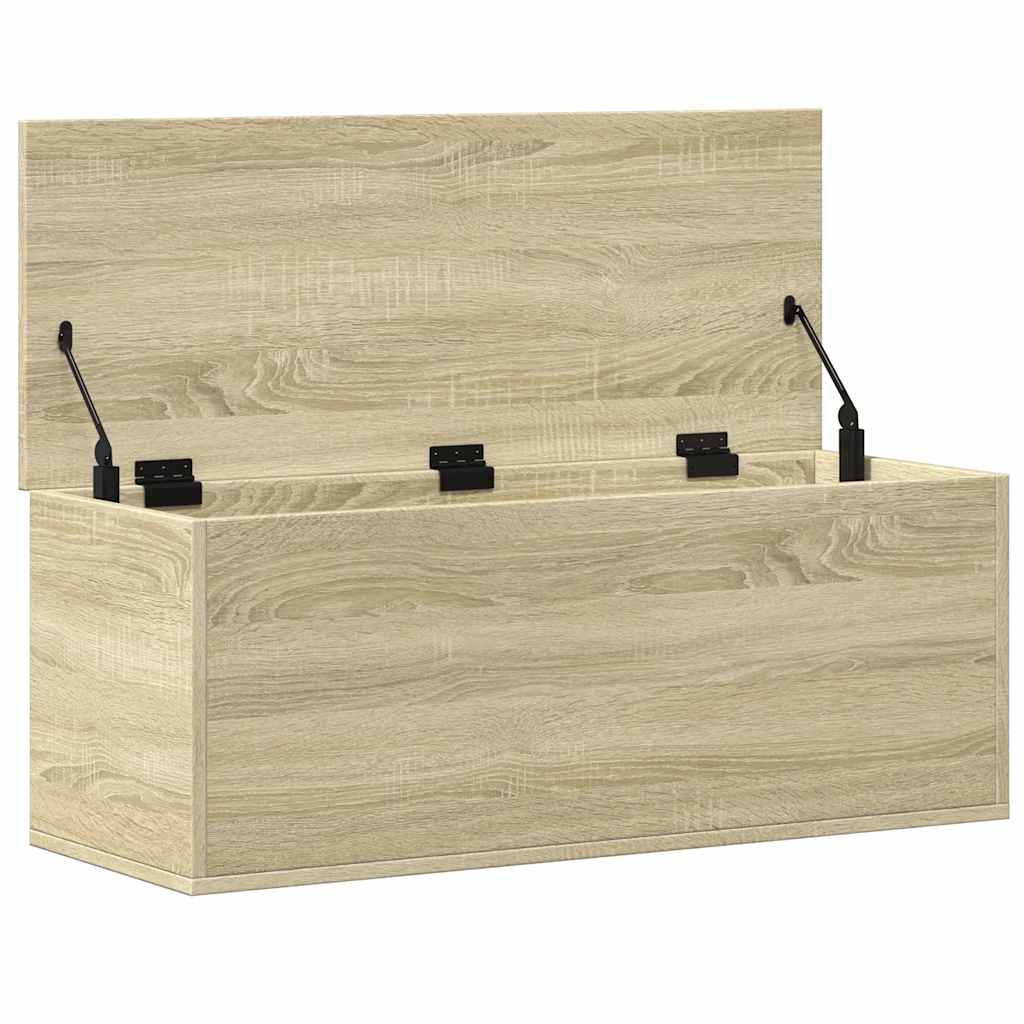 Boîte de rangement chêne sonoma 90x35x35 cm bois d'ingénierie - XIOS