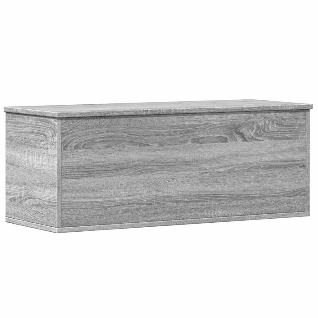 Boîte de rangement sonoma gris 90x35x35 cm bois d'ingénierie - XIOS