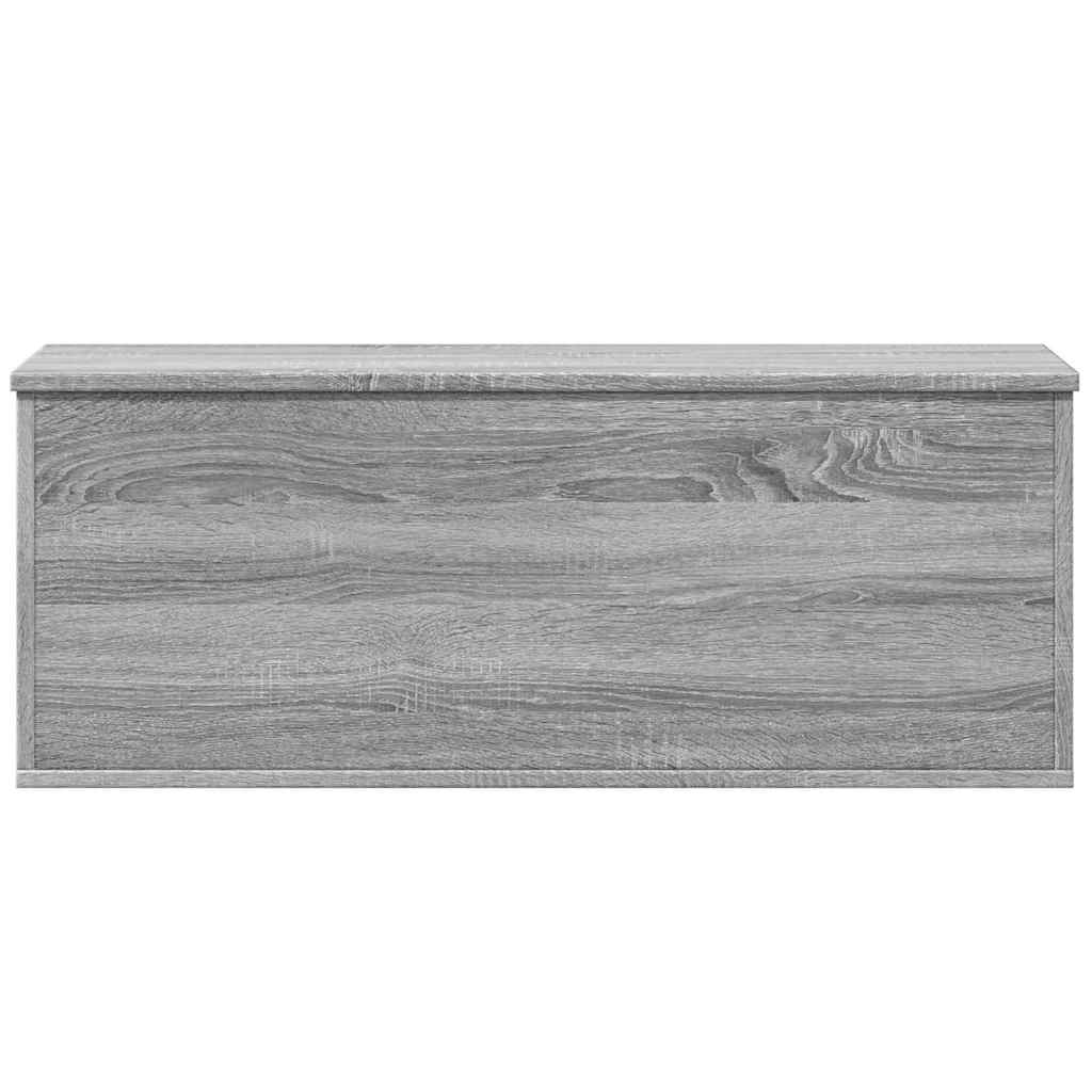 Boîte de rangement sonoma gris 90x35x35 cm bois d'ingénierie - XIOS