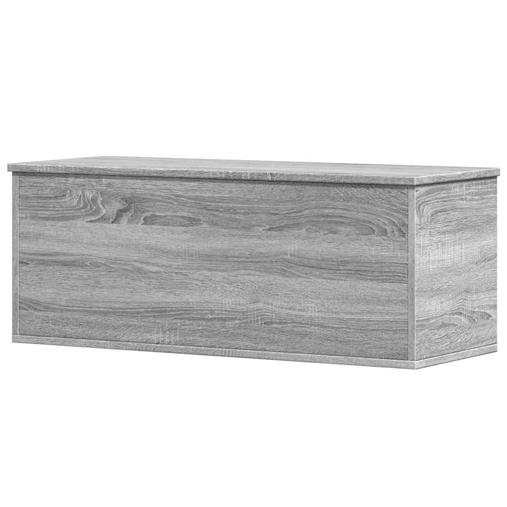 Boîte de rangement sonoma gris 90x35x35 cm bois d'ingénierie - XIOS