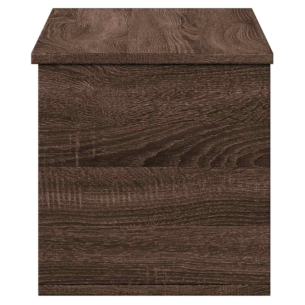 Boîte de rangement chêne marron 90x35x35 cm bois d'ingénierie - XIOS
