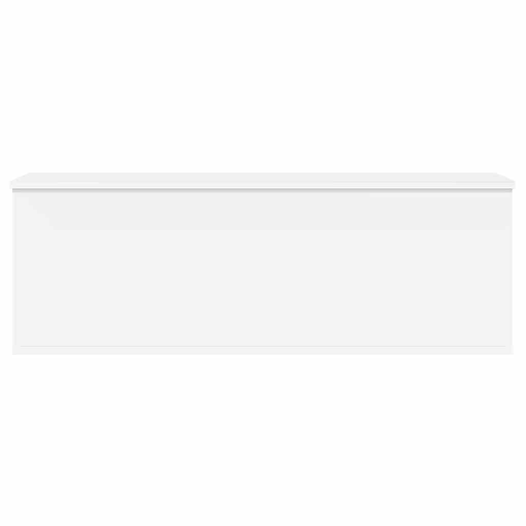Boîte de rangement blanc 102x35x35 cm bois d'ingénierie - XIOS