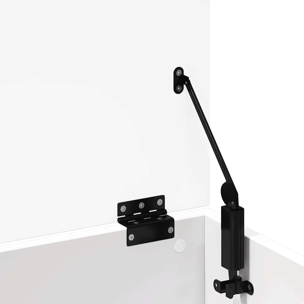 Boîte de rangement blanc 102x35x35 cm bois d'ingénierie - XIOS