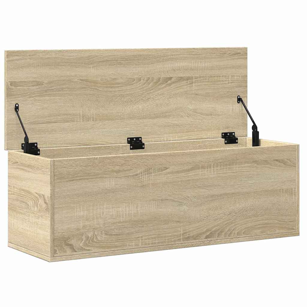 Boîte de rangement chêne sonoma 102x35x35 cm bois d'ingénierie - XIOS