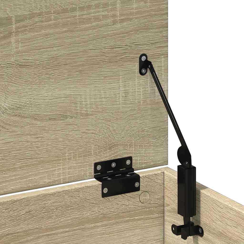 Boîte de rangement chêne sonoma 102x35x35 cm bois d'ingénierie - XIOS