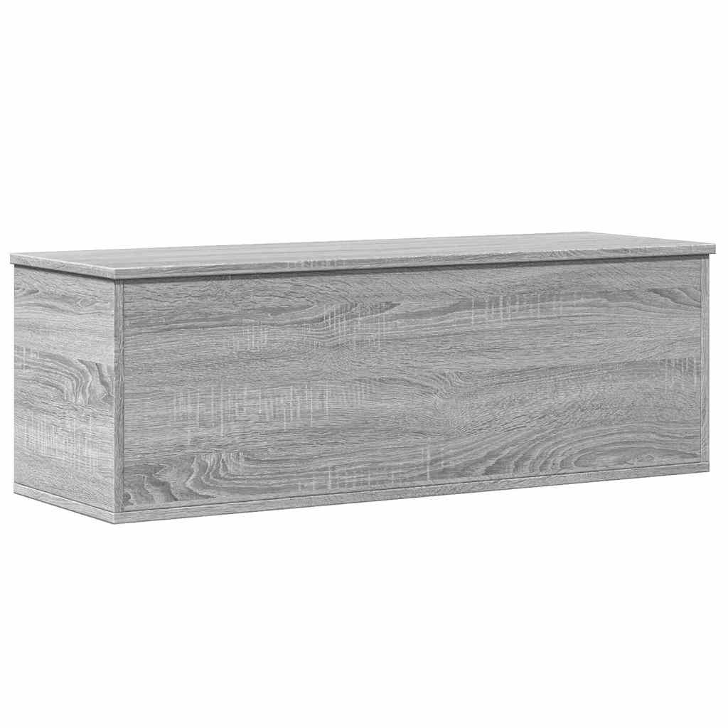 Boîte de rangement sonoma gris 102x35x35 cm bois d'ingénierie - XIOS