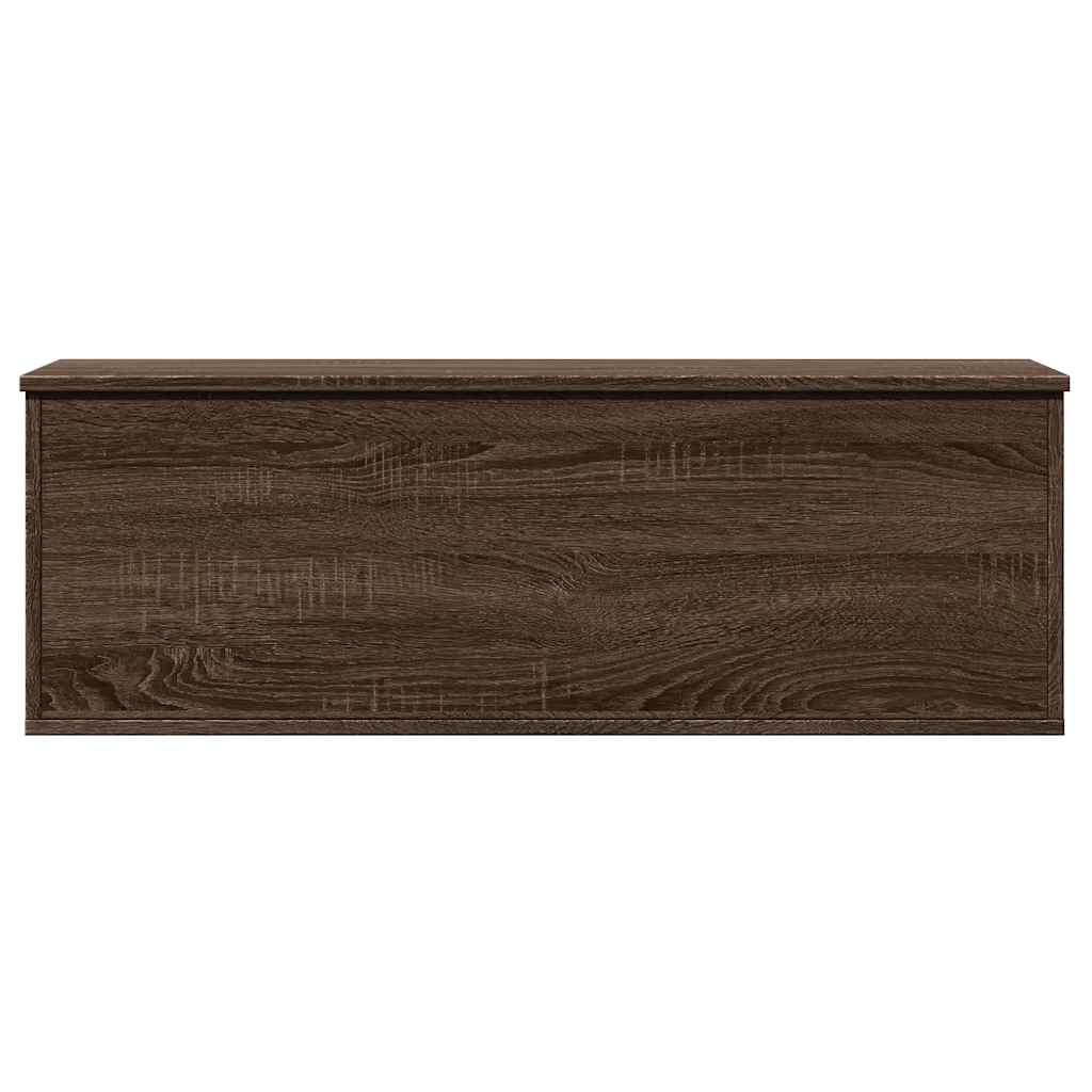 Boîte de rangement chêne marron 102x35x35 cm bois d'ingénierie - XIOS