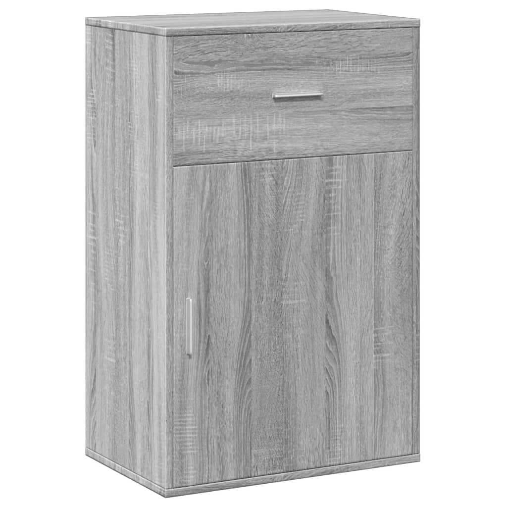 Armoire de rangement sonoma gris 56,5x39x90 cm bois ingénierie - XIOS