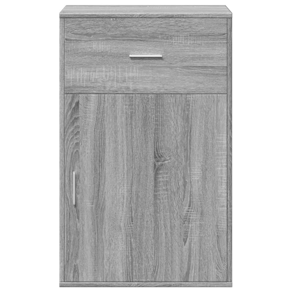 Armoire de rangement sonoma gris 56,5x39x90 cm bois ingénierie - XIOS