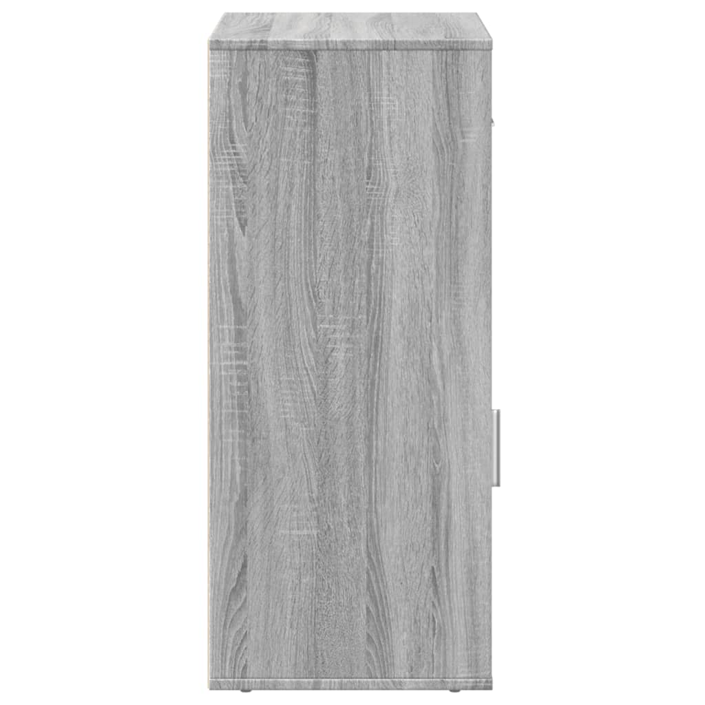 Armoire de rangement sonoma gris 56,5x39x90 cm bois ingénierie - XIOS