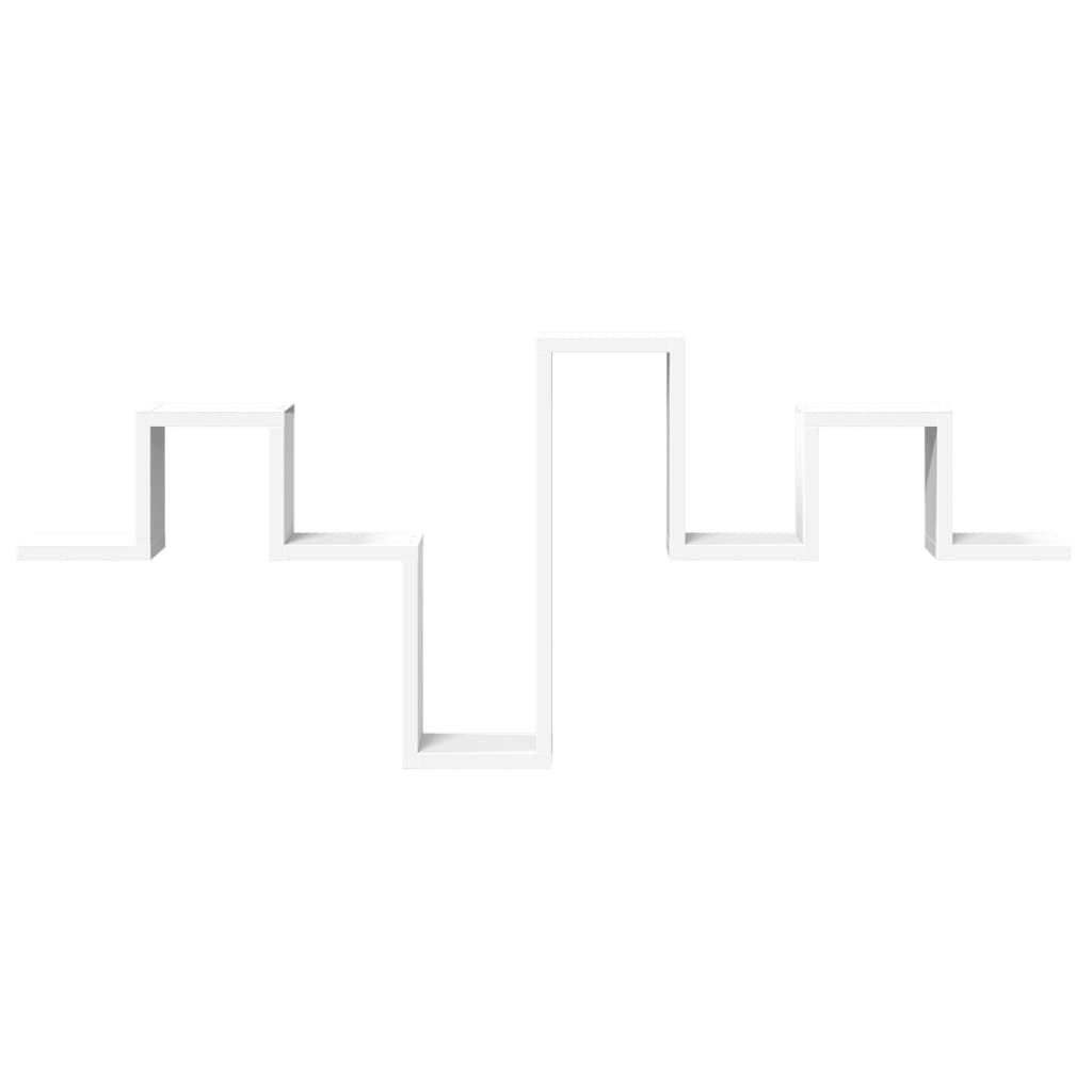 Étagère murale blanc 104,5x10x43 cm bois d'ingénierie - XIOS